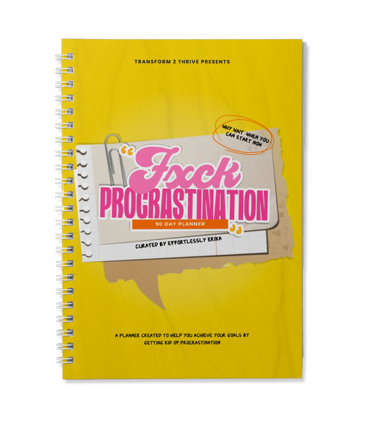 Fxck Procrastination DIGITAL 90 Day Planner